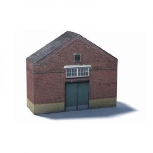 red brick warehouse ho scale model buildings