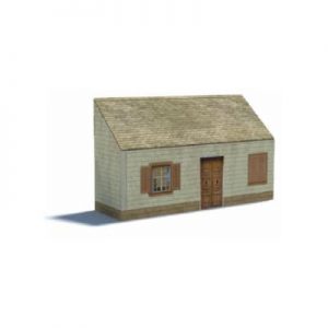 House Series #1 - N scale houses, cardboard model house, ho scale houses