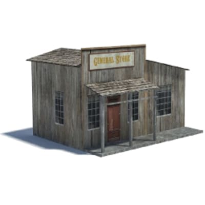old west models - general store download kit