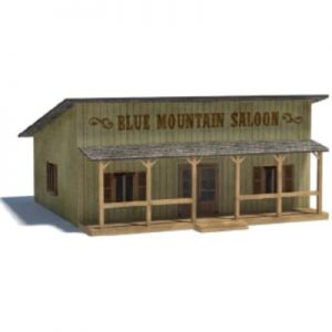 old wild west models - blue mountain saloon