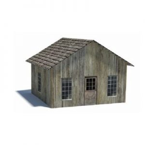 mining town paper models to make - house