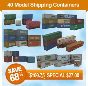 Shipping Containers - Model Buildings