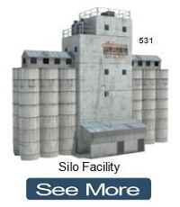 build silos model railroads