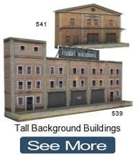 construct background scale railroad paper models