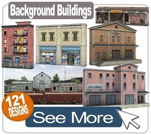 Brick Industrial Building N Gauge Model Railway Accessories and Scenery 